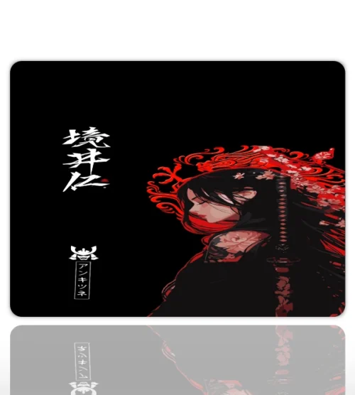 Silent Geisha  Gaming  oyuncu Mouse pad Kaydırmaz Kauçuk Dikişli  480X400 Mm