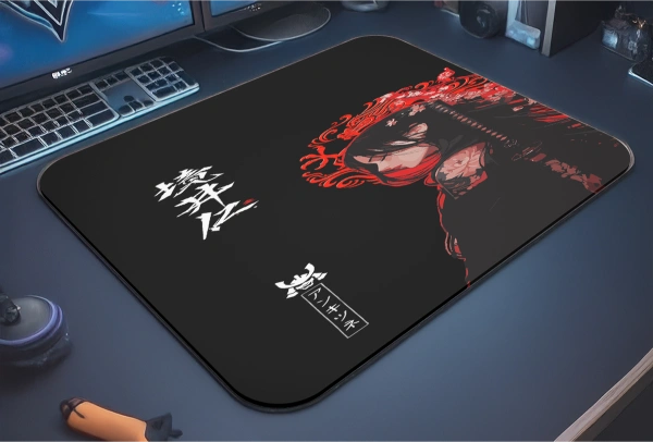 Silent Geisha  Gaming  oyuncu Mouse pad Kaydırmaz Kauçuk Dikişli  480X400 Mm