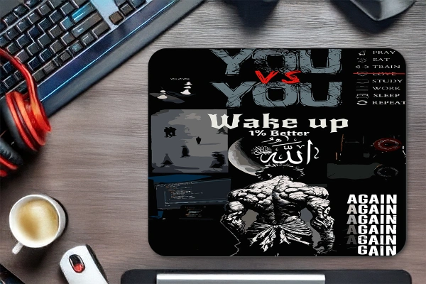 Relentless Grind Gaming  oyuncu Mouse pad Kaydırmaz Kauçuk Dikişli  480X400 Mm