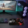 Ghost Samurai Gaming  oyuncu Mouse pad Kaydırmaz Kauçuk Dikişli  480X400 Mm