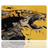 etsy-342 kare48x402 Wild Tiger Gaming oyuncu Mouse pad Kaydırmaz Kauçuk Dikişli 480X400 Mm
