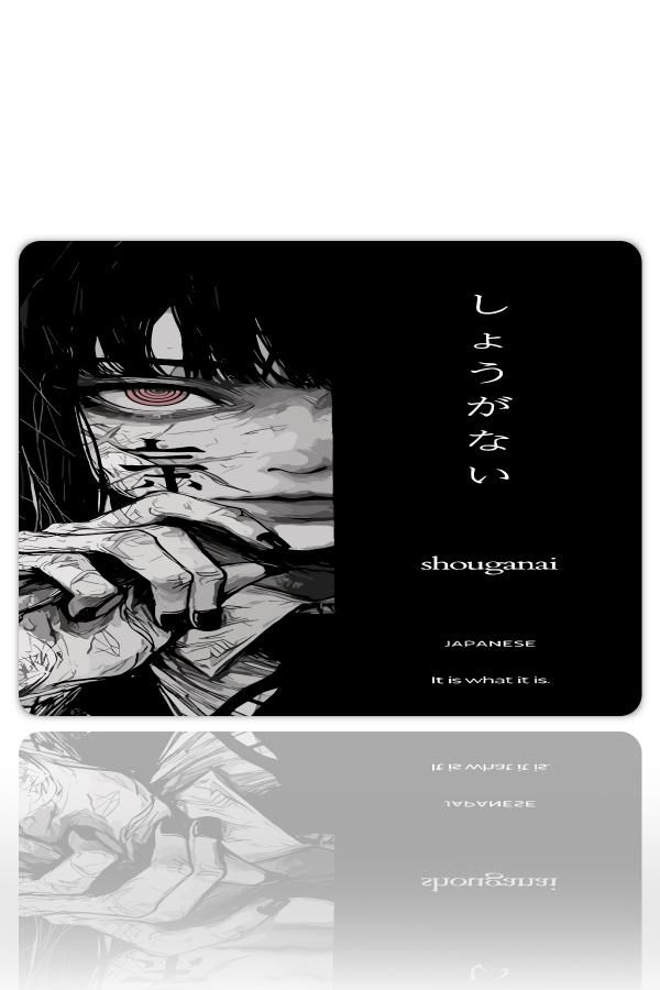 Dark Shouganai   Gaming  oyuncu Mouse pad Kaydırmaz Kauçuk Dikişli   40x30 CM
