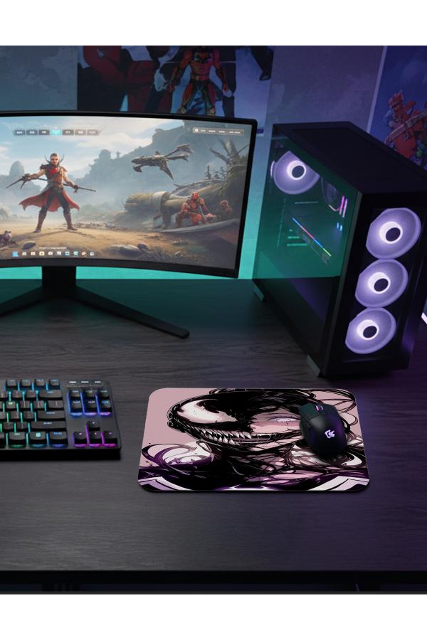 etsy-346 kare48X401 Symbiote Queen Gaming oyuncu Mouse pad Kaydırmaz Kauçuk Dikişli 480X400 Mm