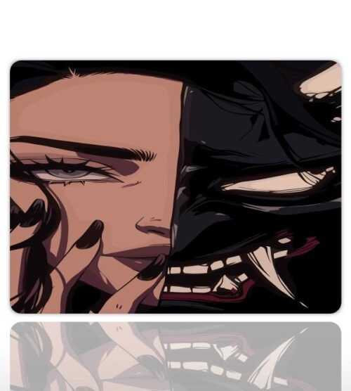 etsy-349 kare48x402 Dual Nature Gaming oyuncu Mouse pad Kaydırmaz Kauçuk Dikişli 480X400 Mm