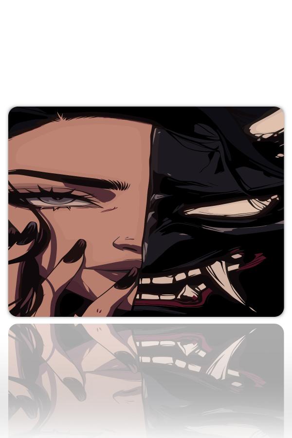 etsy-349 kare48x402 Dual Nature Gaming oyuncu Mouse pad Kaydırmaz Kauçuk Dikişli 480X400 Mm