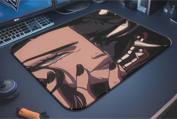 etsy-349 kare48x403 Dual Nature Gaming oyuncu Mouse pad Kaydırmaz Kauçuk Dikişli 480X400 Mm