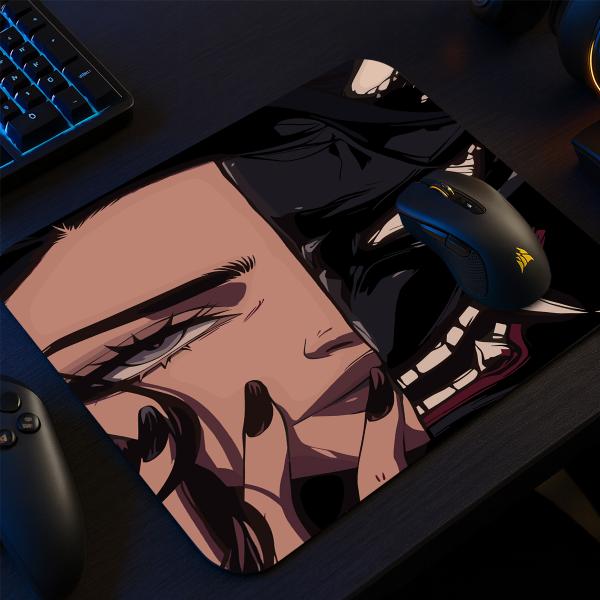 etsy-349 kare48x405 Dual Nature Gaming oyuncu Mouse pad Kaydırmaz Kauçuk Dikişli 480X400 Mm