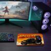 Track Rider Gaming  oyuncu Mouse pad Kaydırmaz Kauçuk Dikişli  480X400 Mm