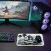 Urban Quattro  Gaming  oyuncu Mouse pad Kaydırmaz Kauçuk Dikişli   40x30 CM