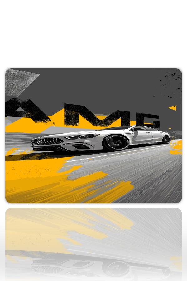 AMG Storm  Gaming  oyuncu Mouse pad Kaydırmaz Kauçuk Dikişli   40x30 CM