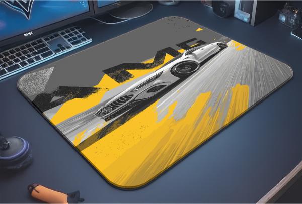 AMG Storm  Gaming  oyuncu Mouse pad Kaydırmaz Kauçuk Dikişli   40x30 CM