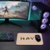 etsy-361 KARE1 HAYA Gaming oyuncu Mouse pad Kaydırmaz Kauçuk Dikişli 480X400 Mm