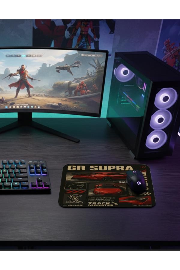 Supra Legend Gaming  oyuncu Mouse pad Kaydırmaz Kauçuk Dikişli  480X400 Mm
