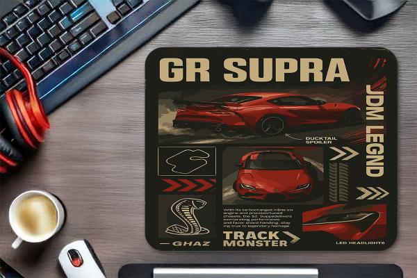 Supra Legend Gaming  oyuncu Mouse pad Kaydırmaz Kauçuk Dikişli  480X400 Mm