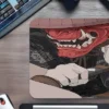 etsy-381 kare4 Savage Oni Gaming oyuncu Mouse pad Kaydırmaz Kauçuk Dikişli 480X400 Mm