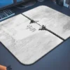 etsy-383 kare3 Zümer Oni Gaming oyuncu Mouse pad Kaydırmaz Kauçuk Dikişli 480X400 Mm