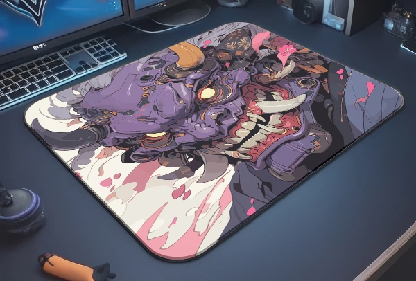 Savage Oni Gaming  oyuncu Mouse pad Kaydırmaz Kauçuk Dikişli   40x30 CM