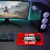 etsy-390 kare1 Core Unit Gaming oyuncu Mouse pad Kaydırmaz Kauçuk Dikişli 480X400 Mm