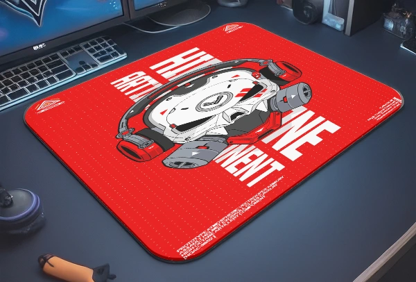 etsy-390 kare3 Core Unit Gaming oyuncu Mouse pad Kaydırmaz Kauçuk Dikişli 480X400 Mm