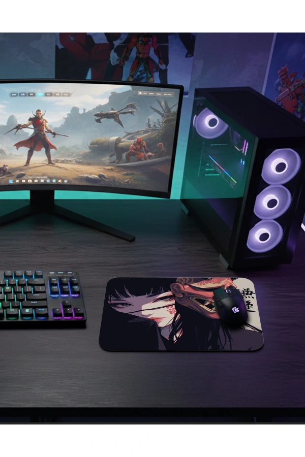 Infinite Hannaya Gaming  oyuncu Mouse pad Kaydırmaz Kauçuk Dikişli  480X400 Mm