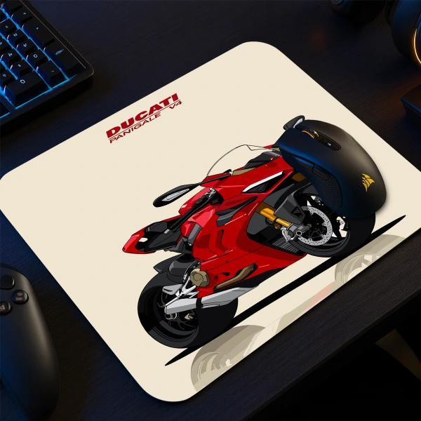 etsy-398 kare5 Italian V4 Gaming oyuncu Mouse pad Kaydırmaz Kauçuk Dikişli 480X400 Mm