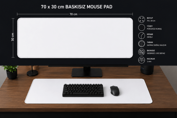 70x30 Baskısız