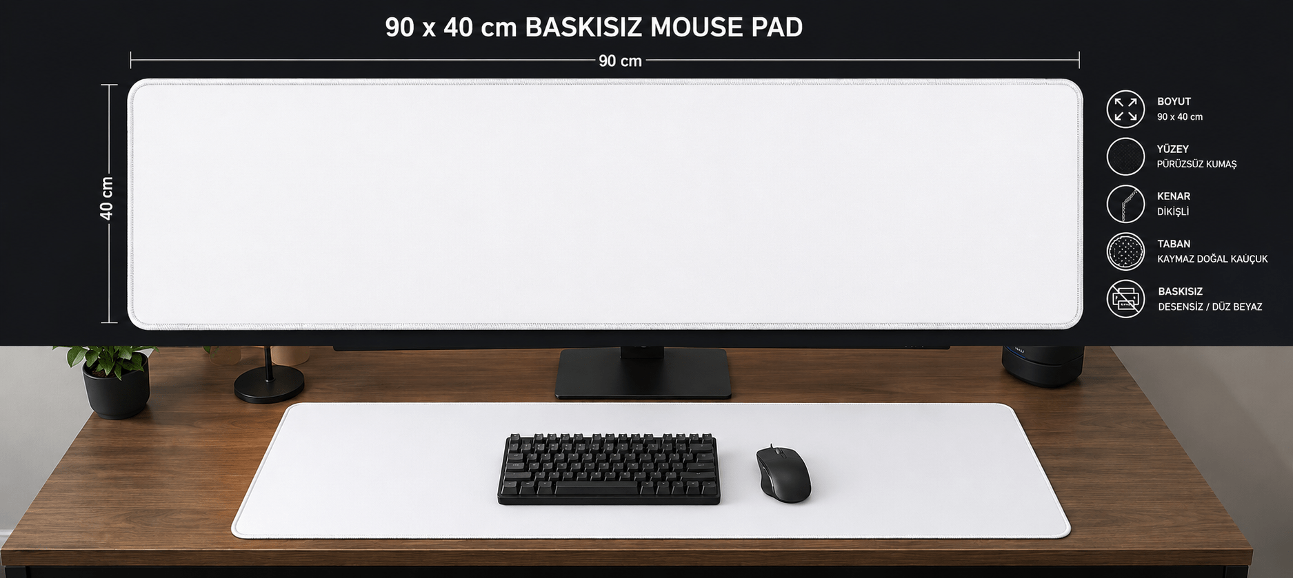 90×40 baskısız