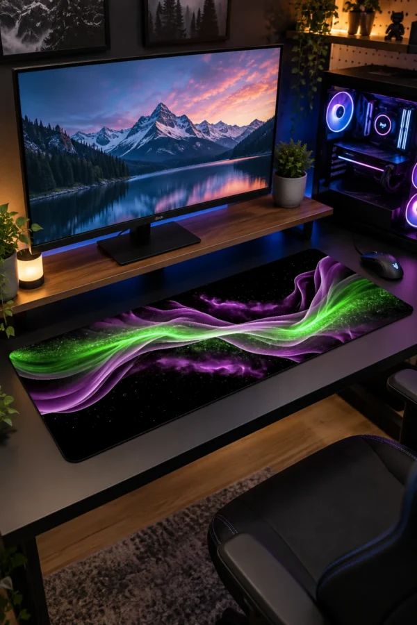Amethyst Nebula Gaming Mousepad