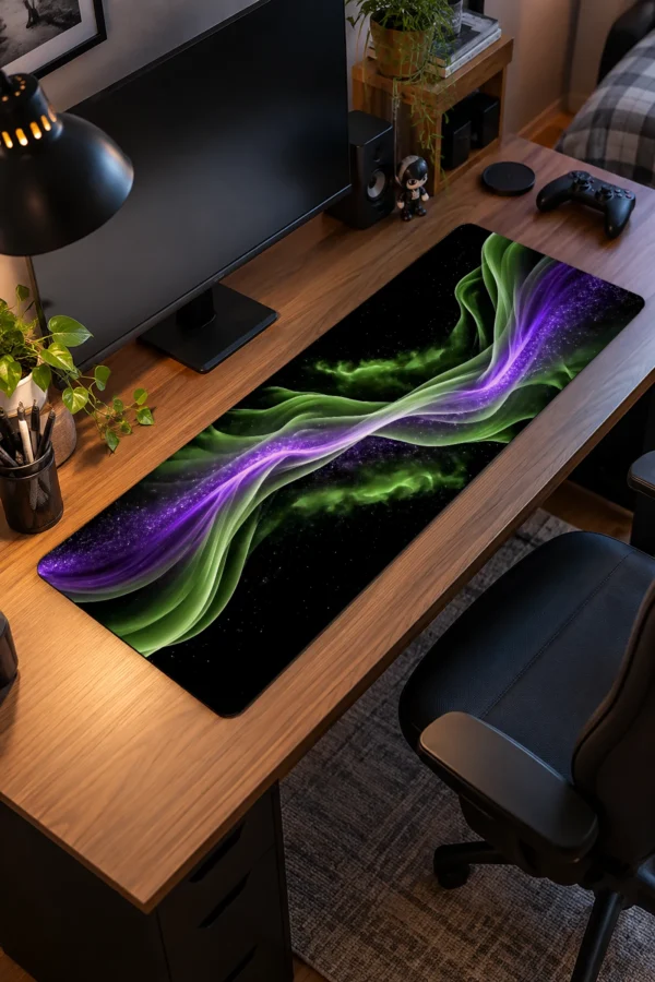 Emerald Nebula Gaming Mousepad