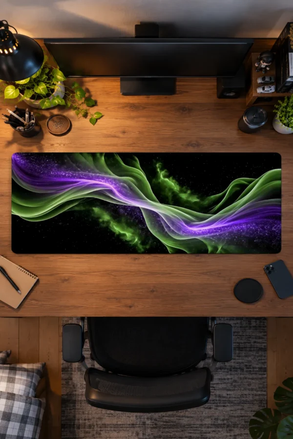 Emerald Nebula Gaming Mousepad