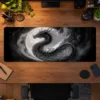 Ashen Moon Wyrm Gaming Mousepad