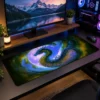 Cobalt Moon Wyrm Gaming Mousepad Cobalt Moon Wyrm Gaming Mousepad