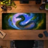 Cobalt Moon Wyrm Gaming Mousepad Cobalt Moon Wyrm Gaming Mousepad