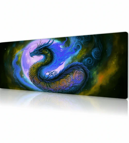 Cobalt Moon Wyrm Gaming Mousepad Cobalt Moon Wyrm Gaming Mousepad