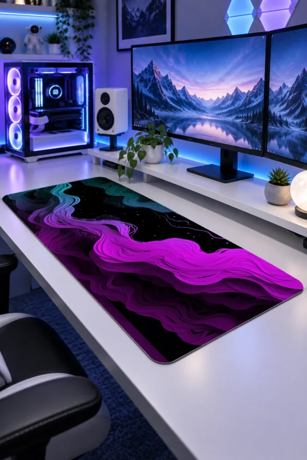 Orchid Currents Gaming Mousepad