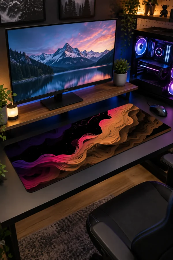 Sunset Currents Gaming Mousepad Sunset Currents Gaming Mousepad
