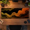 Amber Currents Gaming Mousepad