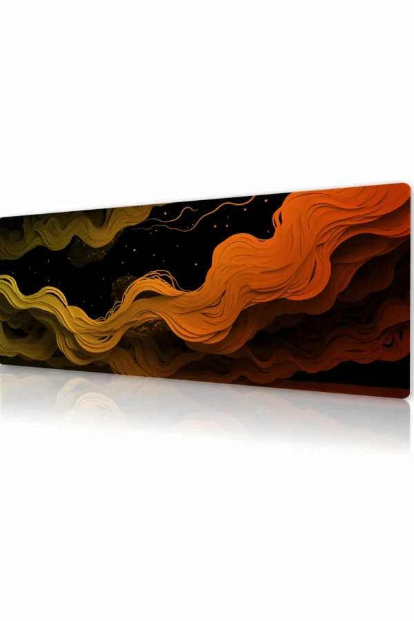 Amber Currents Gaming Mousepad