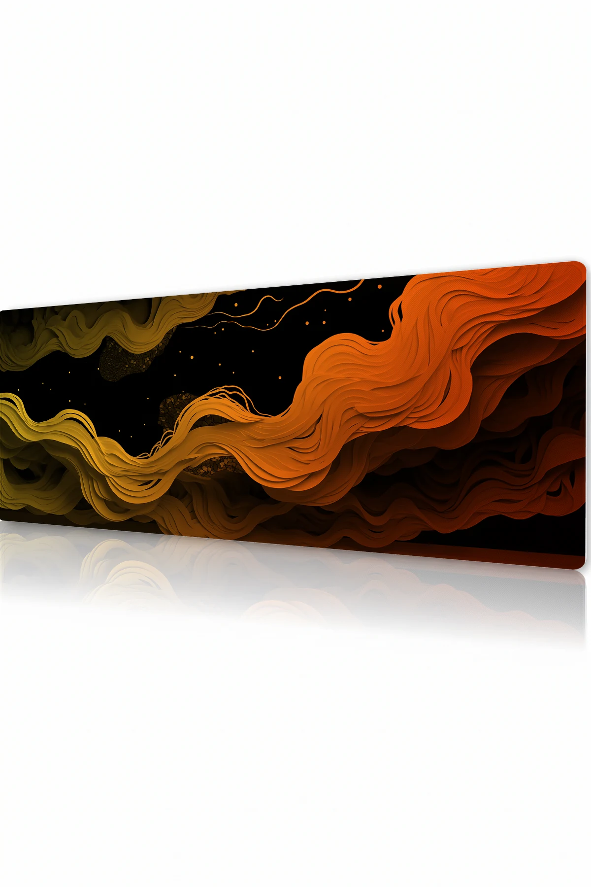 Amber Currents Gaming Mousepad