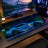 Cobalt Shark Racer Gaming Mousepad