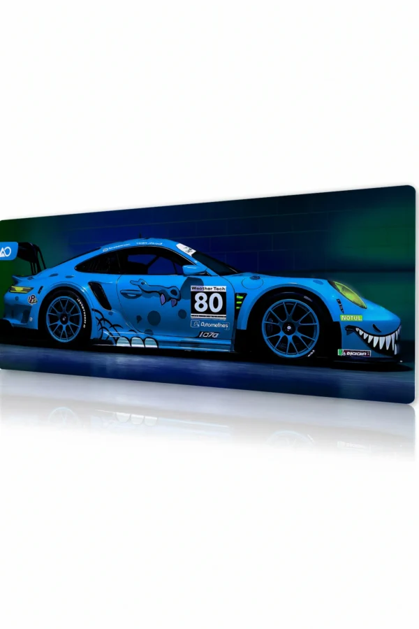 Cobalt Shark Racer Gaming Mousepad