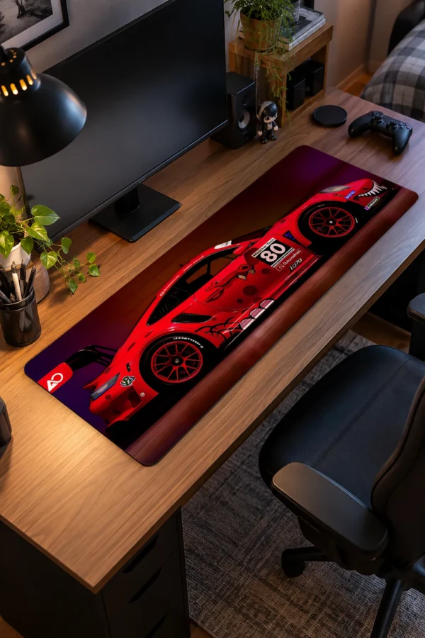 Inferno Shark Racer Gaming Mousepad