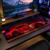 Inferno Shark Racer Gaming Mousepad
