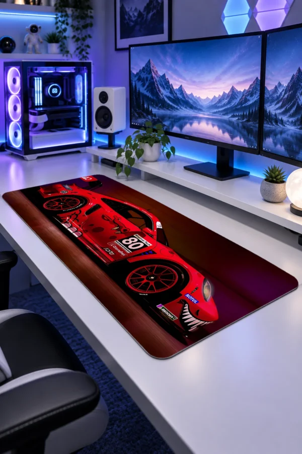 Inferno Shark Racer Gaming Mousepad