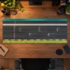 Grid Line Tarmac Gaming Mousepad