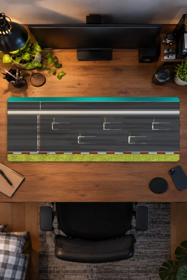 Grid Line Tarmac Gaming Mousepad