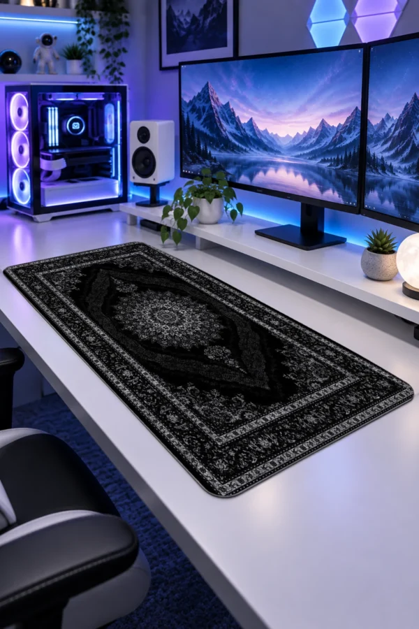 Midnight Persian Weave Gaming Mousepad