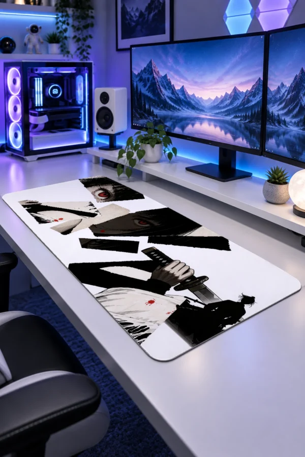 Torn Paper Ronin Gaming Mousepad Torn Paper Ronin Gaming Mousepad