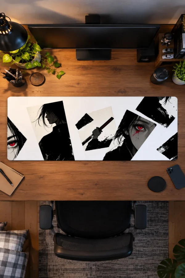Crimson Tear Ronin Gaming Mousepad