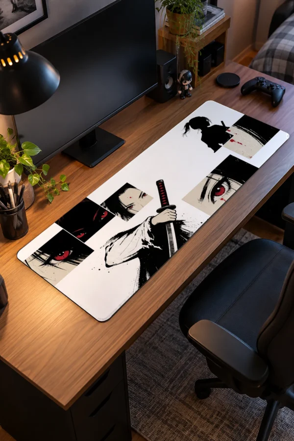 Red Eyes Mosaic Gaming Mousepad